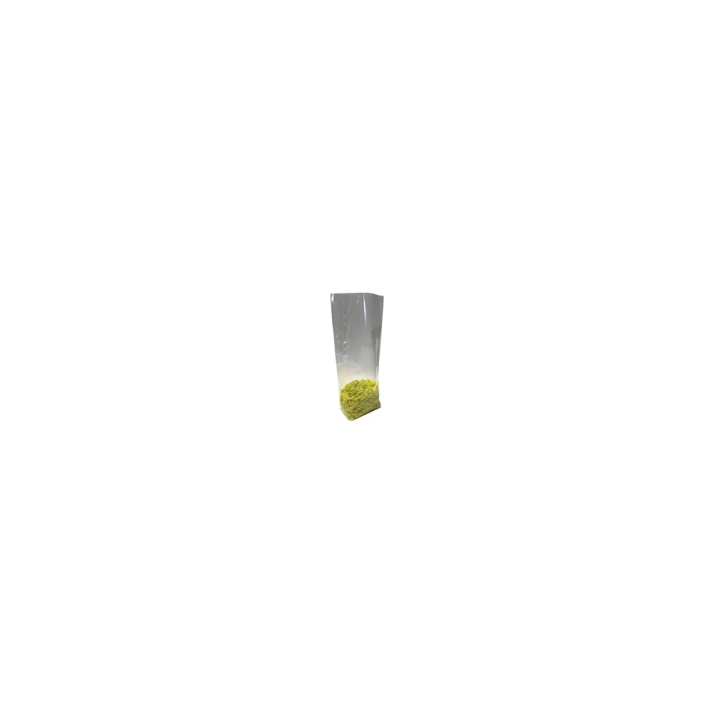 Kreuzbodenbeutel OPP 75 x 130mm transparent mit Siegelnaht 30my, 1000 Stk.