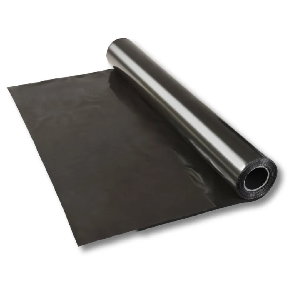 LDPE-Folie Dekofolie Tischdecke schwarz opak, 2300mm x 50m, 100my – Bild 2