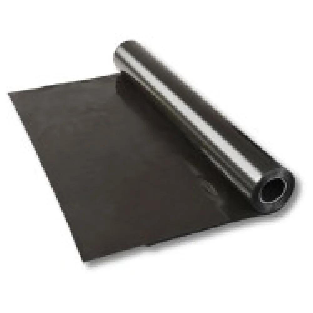 LDPE-Folie Dekofolie Tischdecke schwarz opak, 2300mm x 50m, 100my