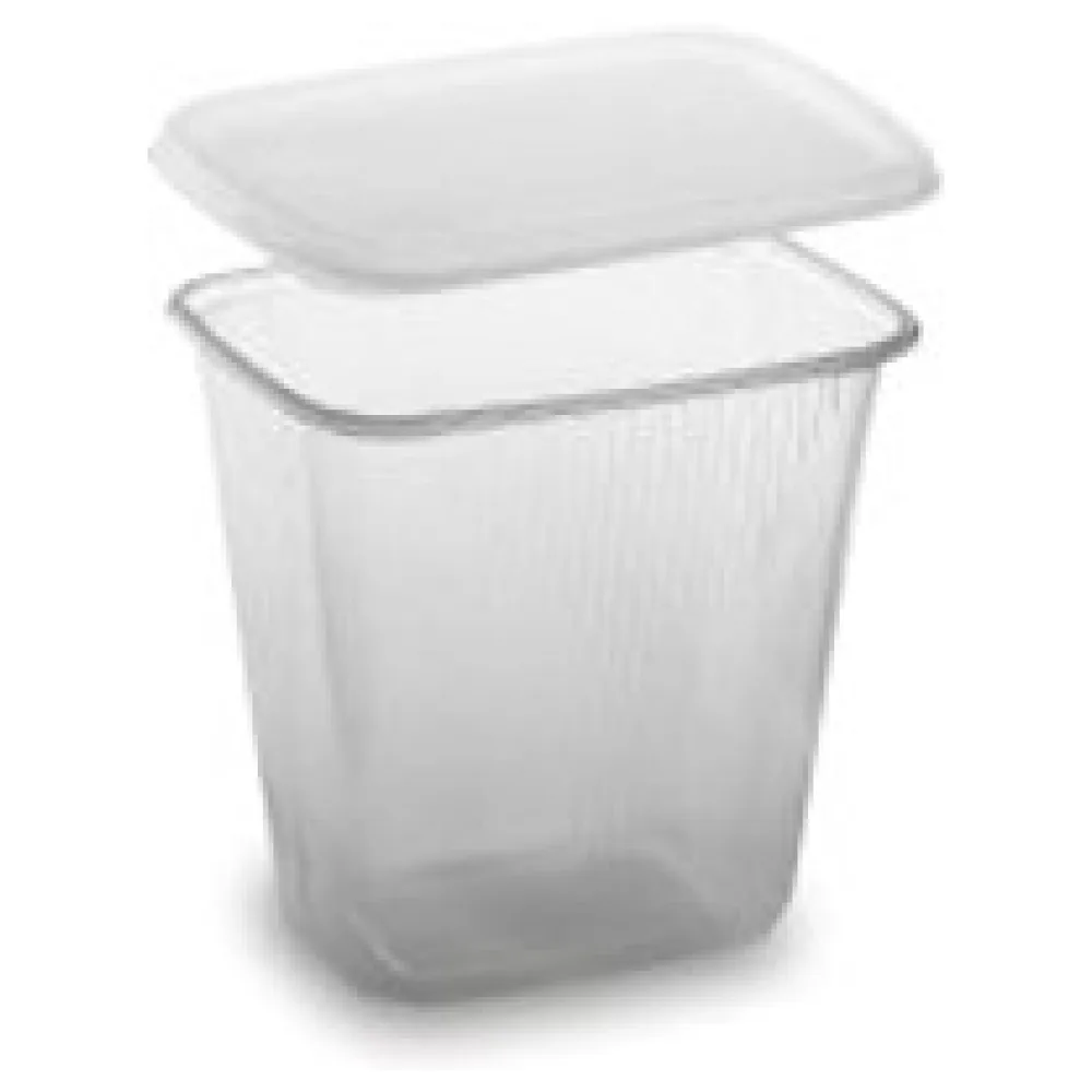 Rechteckbecher klar 500 ml mit Deckel PP mikrowellengeeignet, 250 Stk. – Bild 3