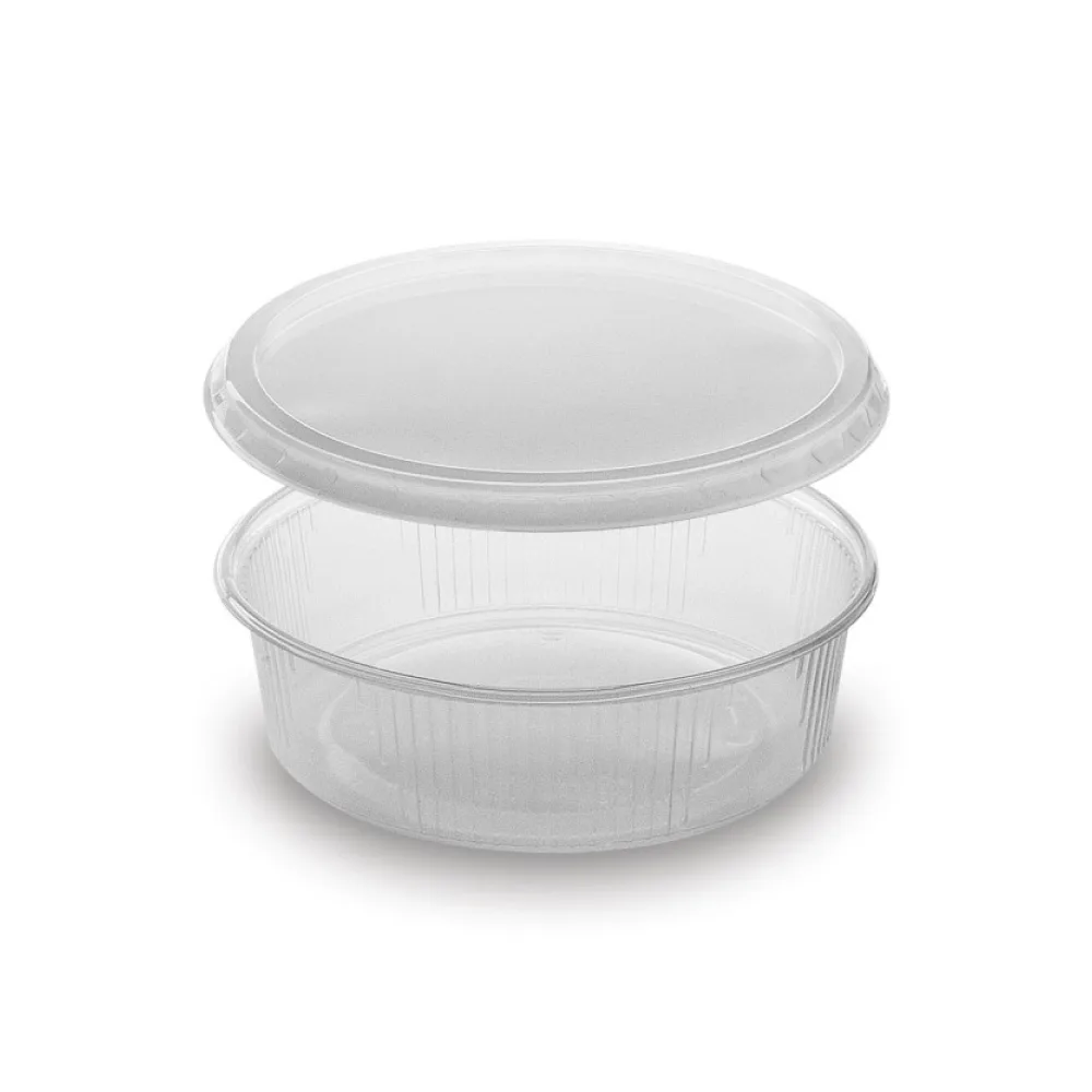Rundbecher klar 125 ml mit Deckel PP mikrowellengeeignet, 250 Stk. – Bild 2