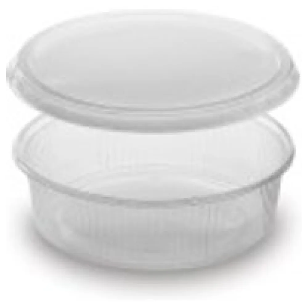 Rundbecher klar 125 ml mit Deckel PP mikrowellengeeignet, 250 Stk. – Bild 3
