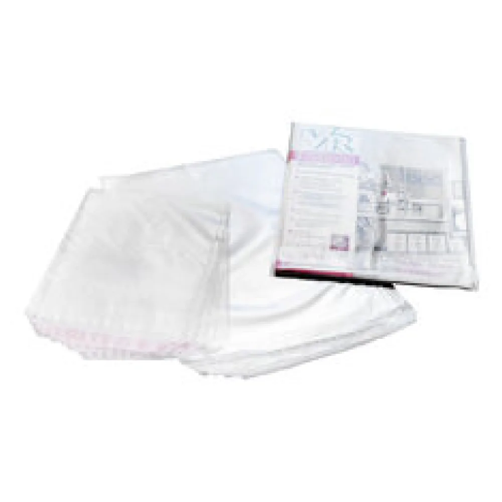 Adhäsionsverschlussbeutel PP transparent klar 225x310mm 50my, 100 Stk.