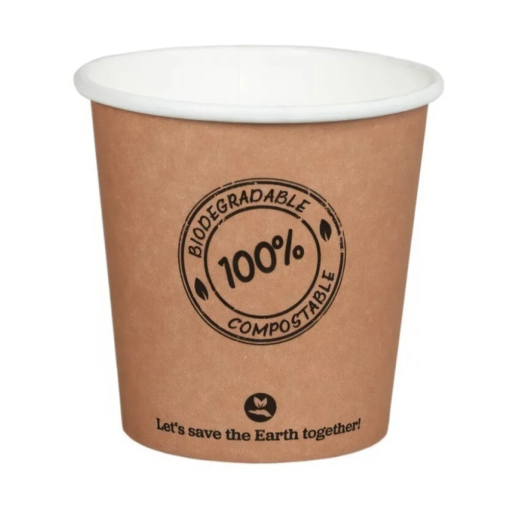 BIO Pappbecher 100ml O6.2cm, -10°C bis 100°C, 50 Stk. – Bild 2