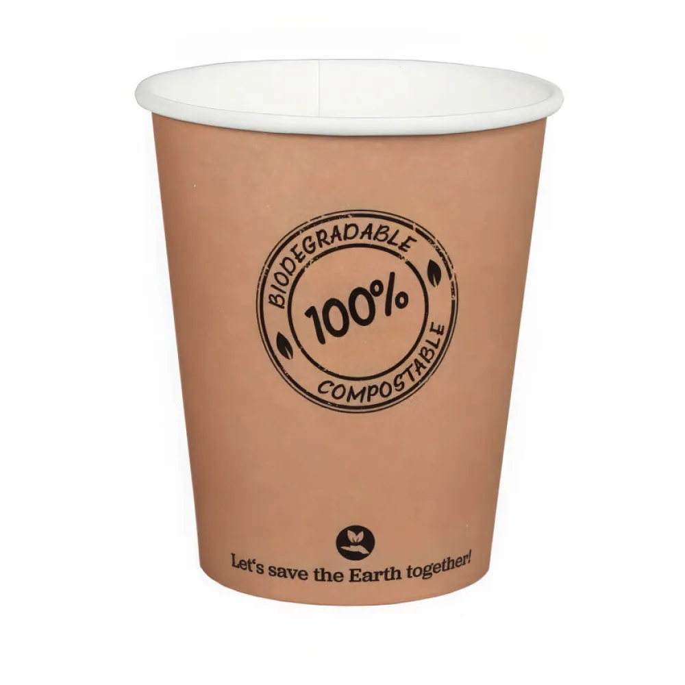 BIO Pappbecher 200ml O8cm, -10°C bis 100°C, 50 Stk. – Bild 2