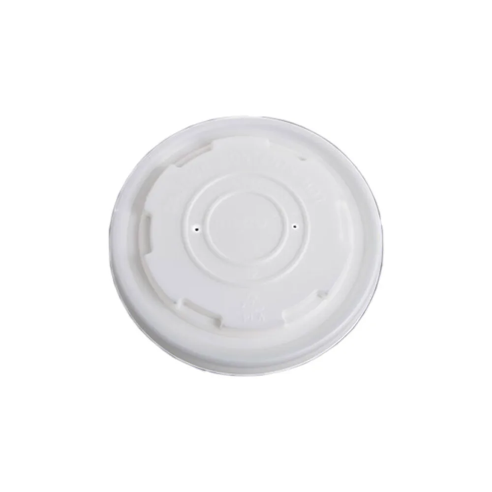 BIO Deckel für Suppenbecher aus Biokunststoff cPLA O11.5cm, 50 Stk. – Bild 2