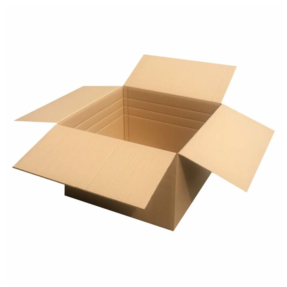 Faltkarton 550x550x(200)-350mm mit variabler Höhe 2-wellig braun – Bild 2