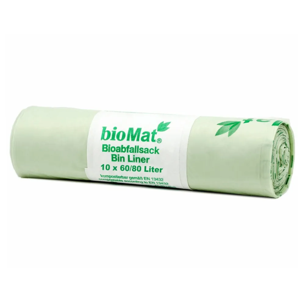 kompostierbare Bioabfallbeutel 80L 81x110cm, 10 Stk. – Bild 2
