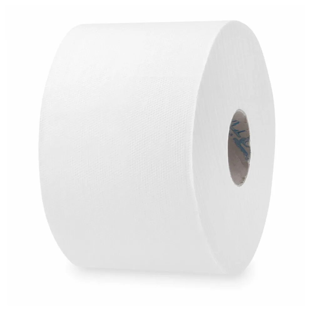 Toilettenpapier Tissue 2-lagig ungeprägt O 20cm weiß, 6 Stk. – Bild 2