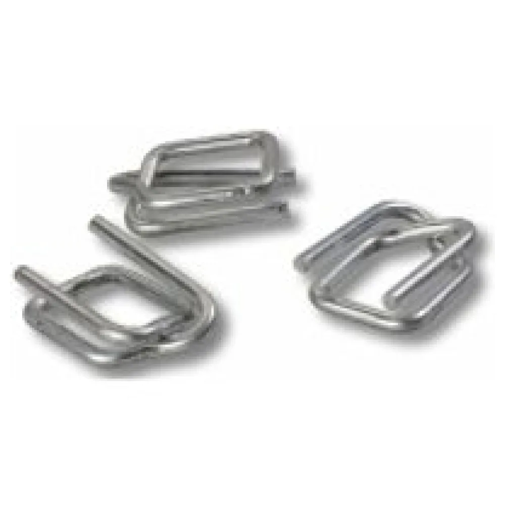 Metallschnallen für Textilumreifungsband Breite 16 mm Stärke 3,5 mm, 1000 Stk. – Bild 3