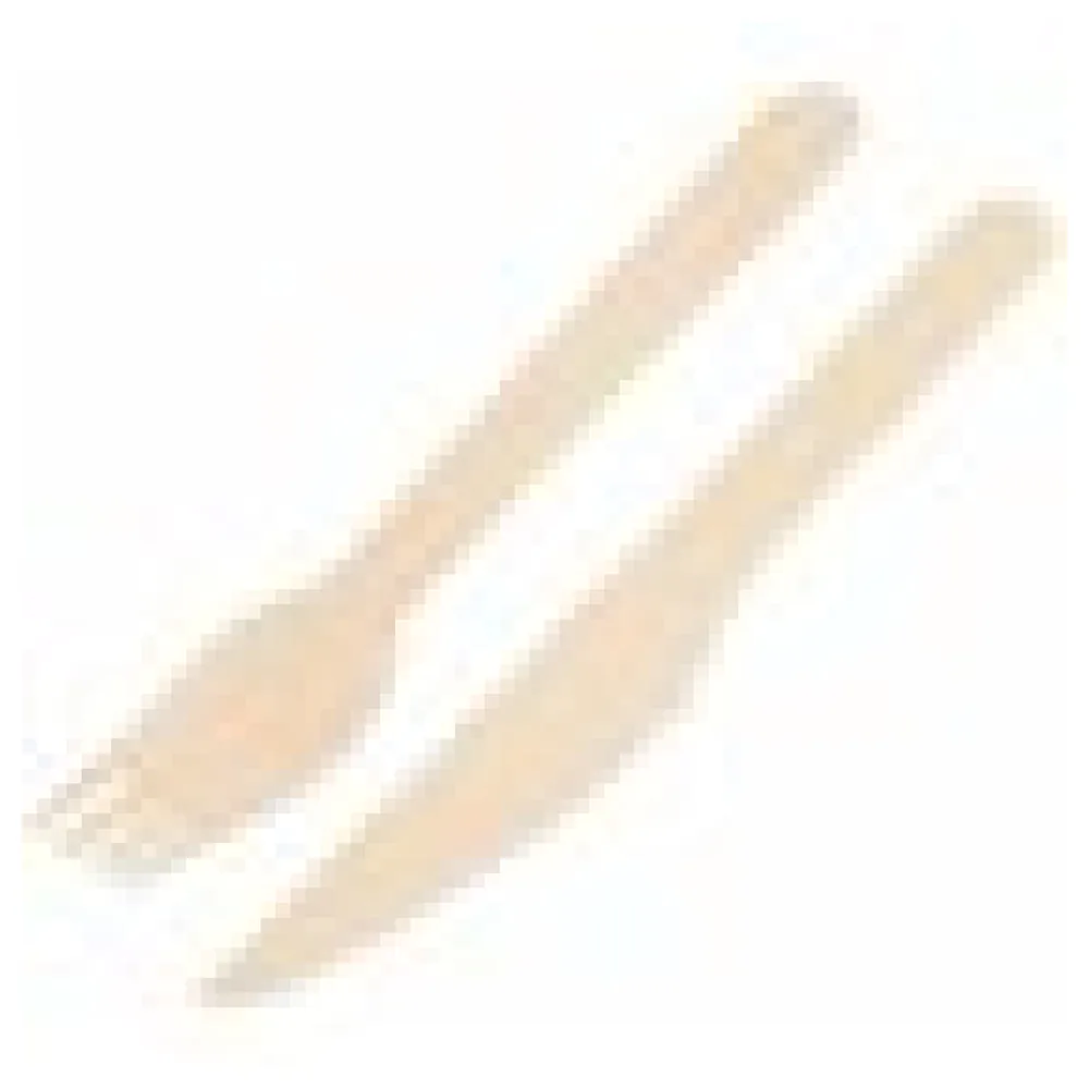 Holz-Gabeln und Messer 160mm lebensmittelecht umweltfreundlich, je 100 Stk. – Bild 4