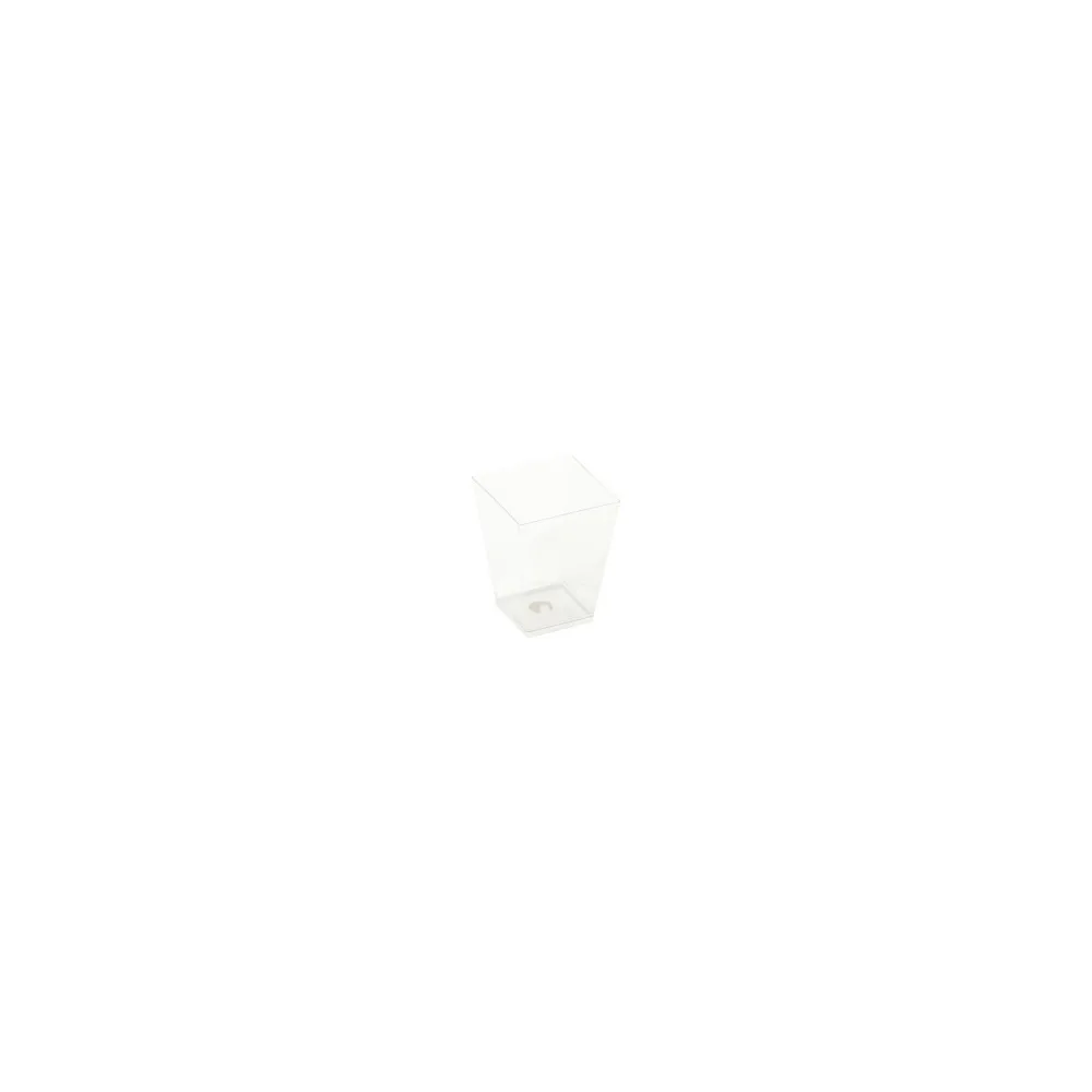 BIO Kova Feinkostbecher aus Bio-Kunststoff (PLA) glasklar 160ml 5,9x5,9x7,2cm, 50 Stk.