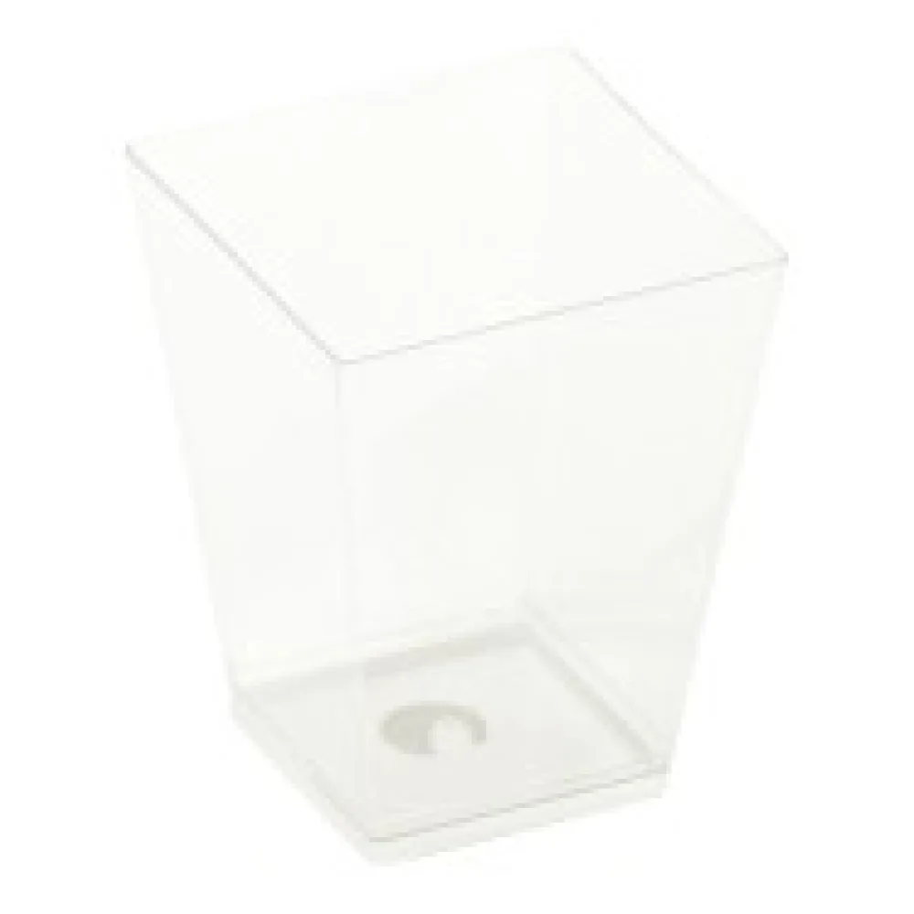 BIO Kova Feinkostbecher aus Bio-Kunststoff (PLA) glasklar 160ml 5,9x5,9x7,2cm, 50 Stk.