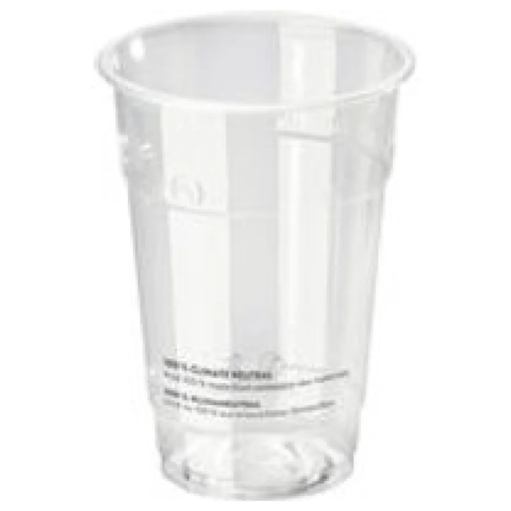 BIO Trinkbecher 200 ml mit Eichstrich O 76 mm Bio-Kunststoff (PLA), 50 Stk. – Bild 3