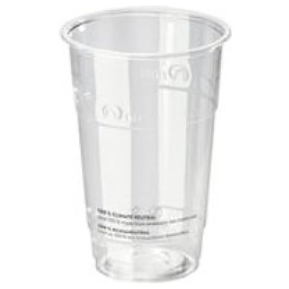 BIO Trinkbecher 250 ml mit Eichstrich O 76 mm Bio-Kunststoff PLA 50 Stk. – Bild 3