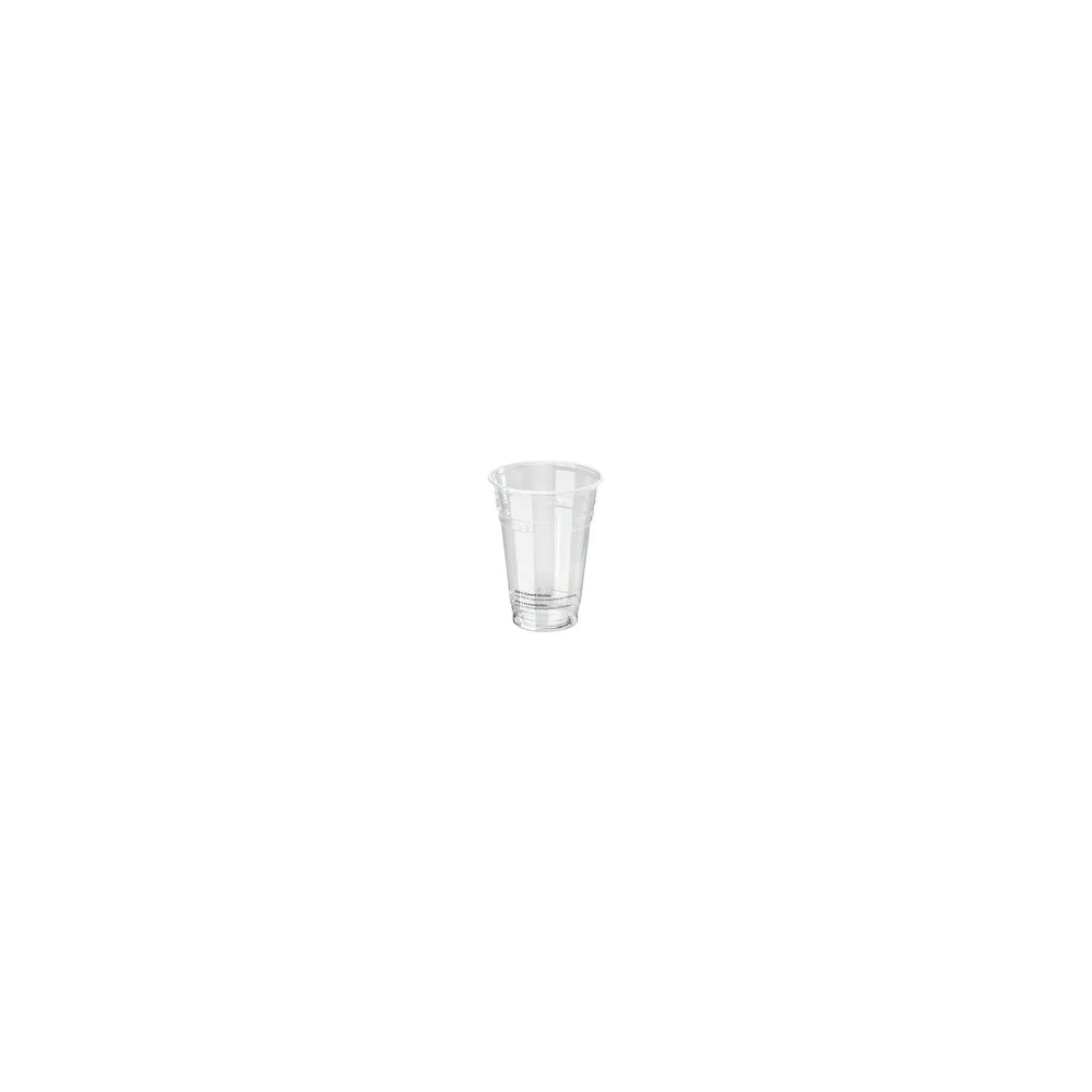 BIO Trinkbecher 400 ml Eichstrich O 96 mm Bio-Kunststoff (PLA), 50 Stk.