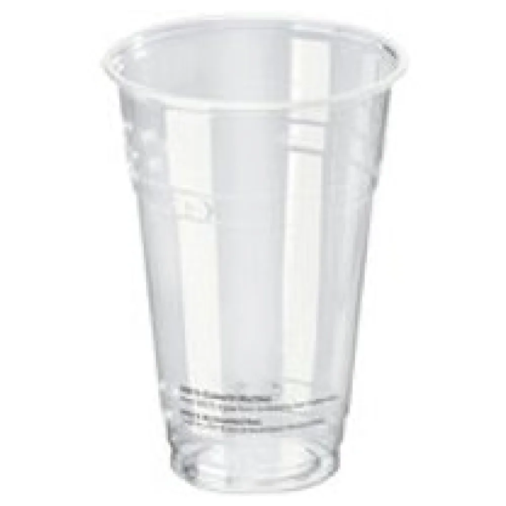 BIO Trinkbecher Bierbecher 500 ml Eichstrich O96 mm Bio-Kunststoff (PLA), 50 Stk. – Bild 3