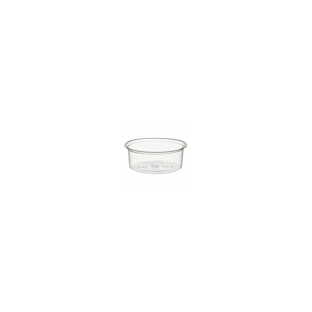 BIO Dressingbecher rund 60ml, O 70mm, aus Biokunststoff (PLA), 100 Stk.