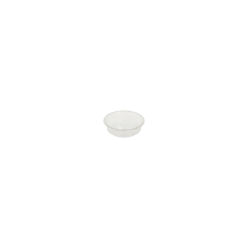 Feinkostbecher transparent aus Bio-Kunststoff (PLA) 240 ml O 12,1 cm, 50 Stk.
