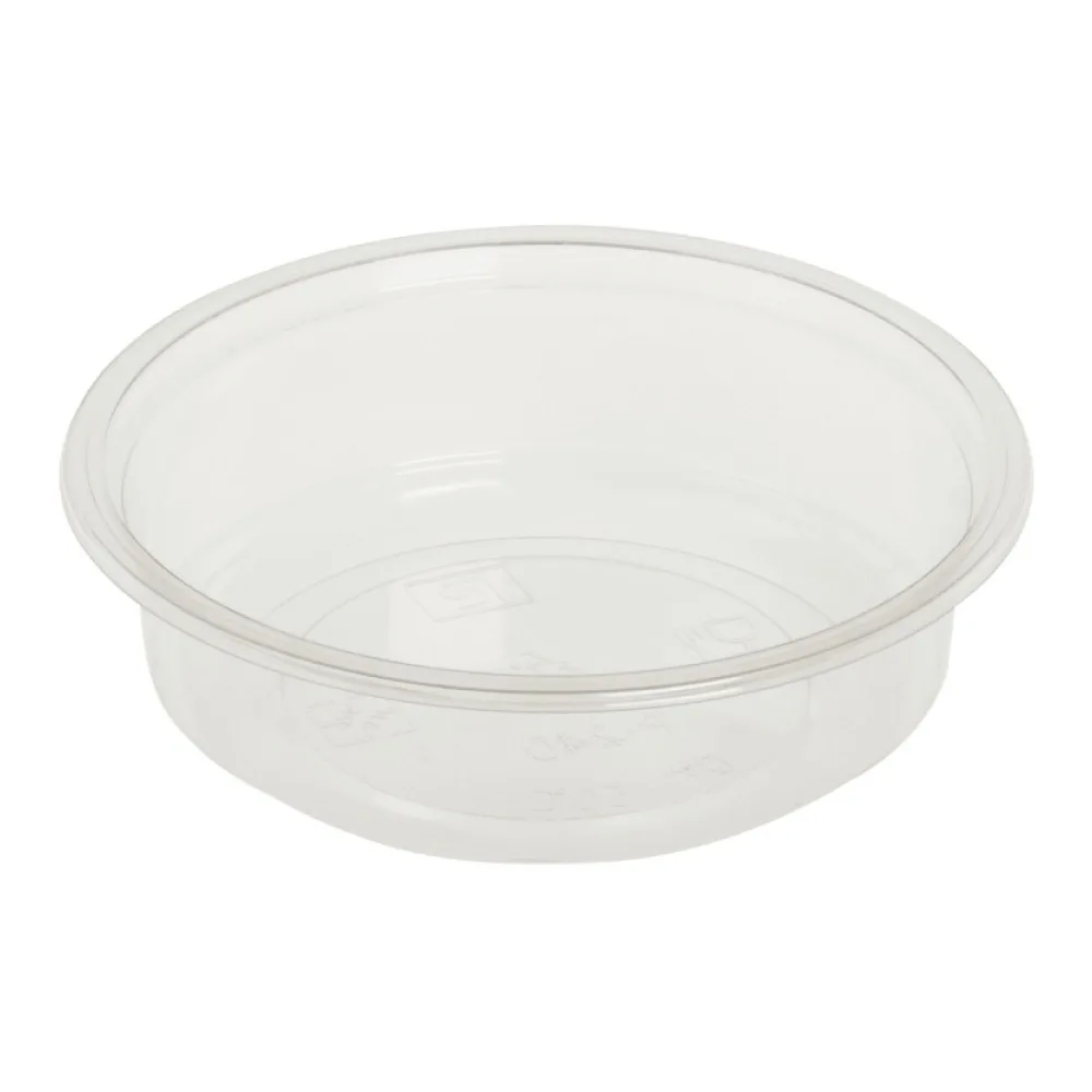 Feinkostbecher transparent aus Bio-Kunststoff (PLA) 240 ml O 12,1 cm, 50 Stk. – Bild 2