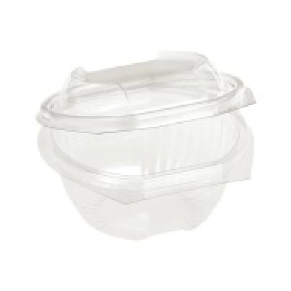 BIO Salatschalen fixer Deckel aus Bio-Kunststoff (PLA) transparent 250ml, 50 Stk.