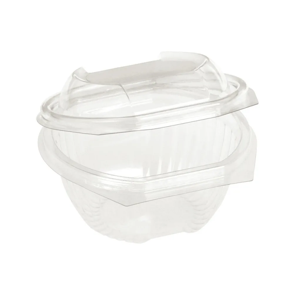 BIO Salatschalen fixer Deckel aus Bio-Kunststoff (PLA) transparent 250ml, 50 Stk. – Bild 2