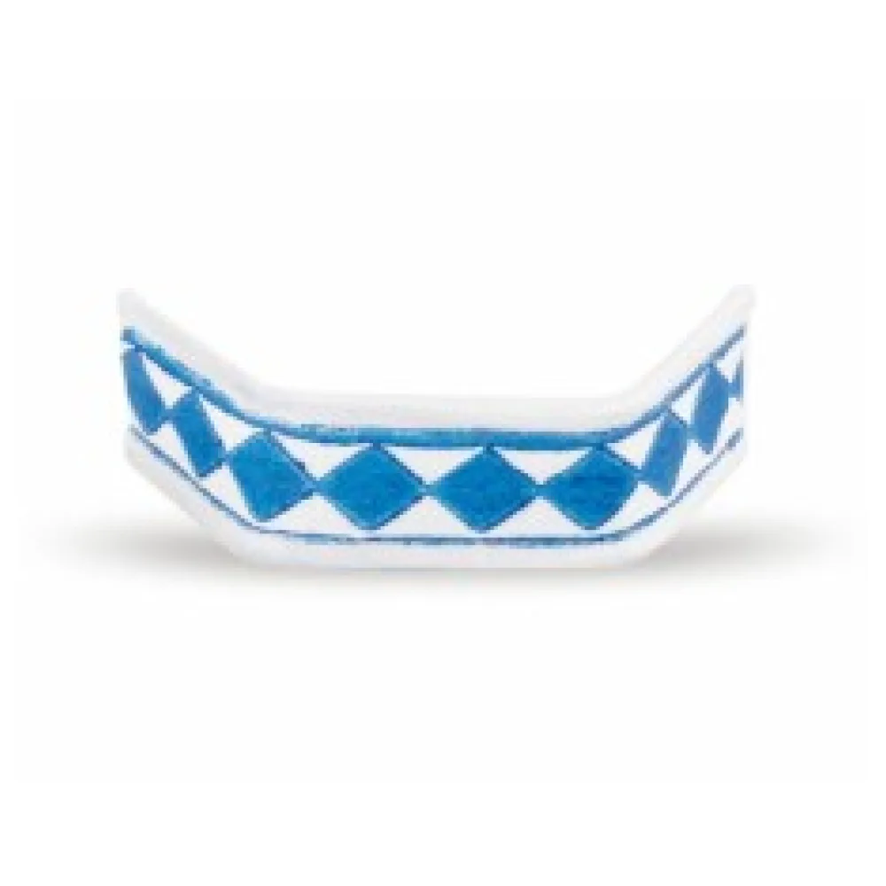 U-Clipse Verschlussclipse Beutelverschlüsse 33 mm Blau-Weiss Papier, 1000 Stk.