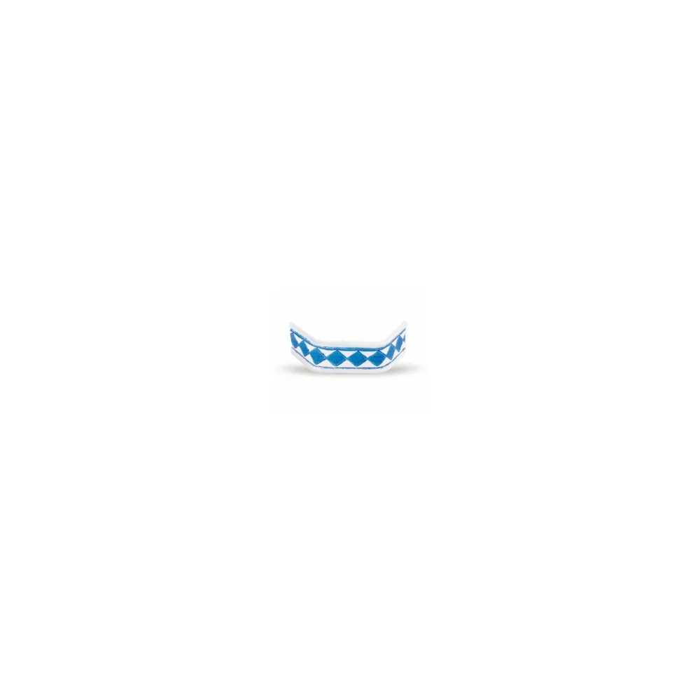 U-Clipse Verschlussclipse Beutelverschlüsse 33 mm Blau-Weiss Papier, 1000 Stk.