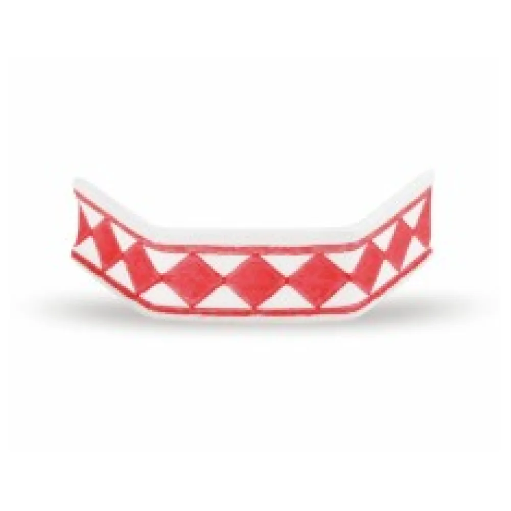 U-Clipse Verschlussclipse Beutelverschlüsse 33 mm Rot-Weiss Papier, 1000 Stk.