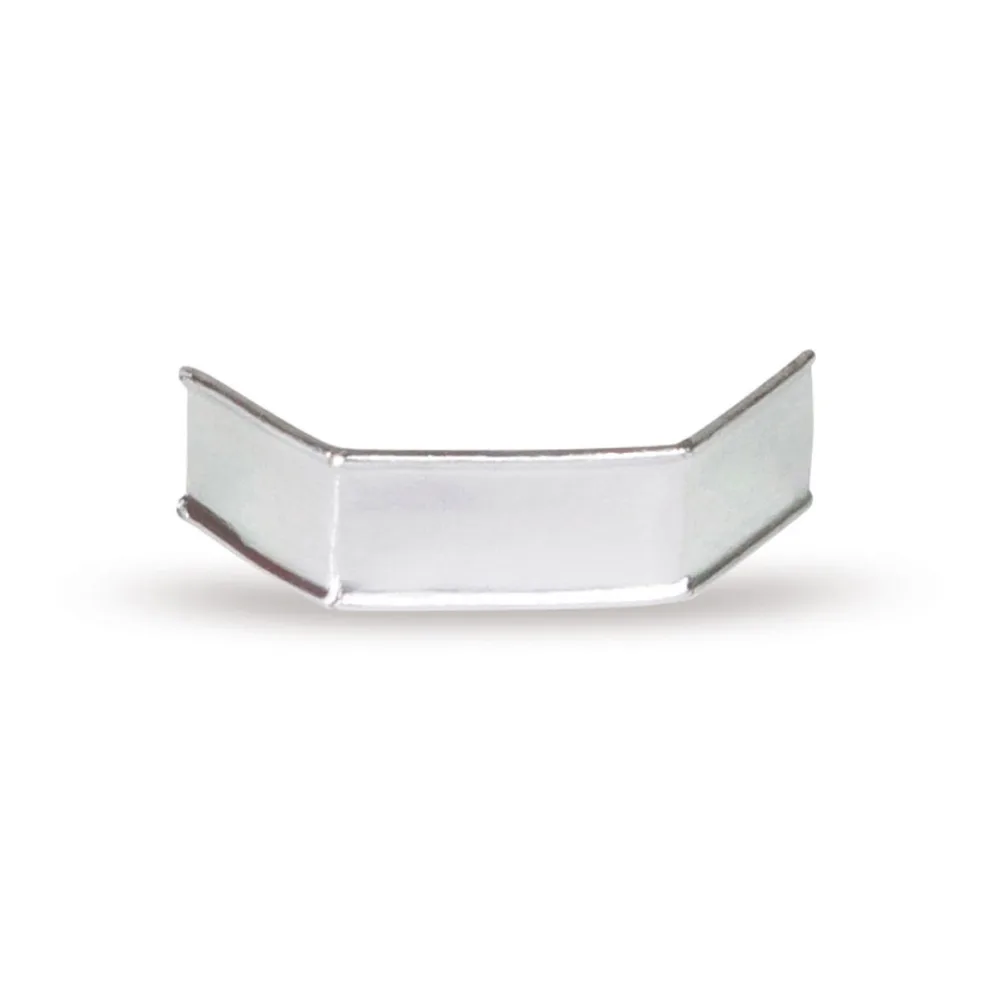 U-Clipse Verschlussclipse Beutelverschlüsse 33 mm Silber Papier, 1000 Stk. – Bild 2