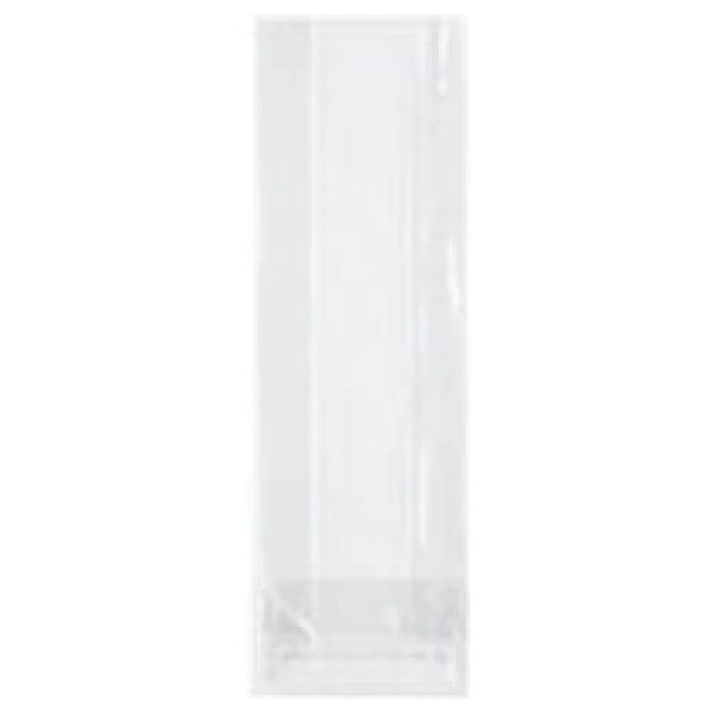 Blockbodenbeutel OPP Siegelnaht transparent 55 + 35mm x 180mm 50my, 1000 Stk. – Bild 3