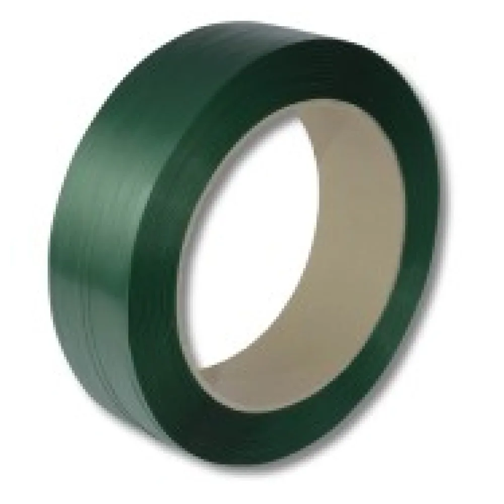 Umreifungsband PET Grün 12,0 mm x 0,60 mm Länge 2500meter Kern 406mm