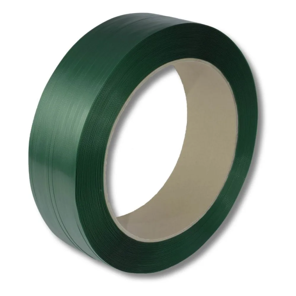 Umreifungsband PET Grün 12,0 mm x 0,60 mm Länge 2500meter Kern 406mm – Bild 2