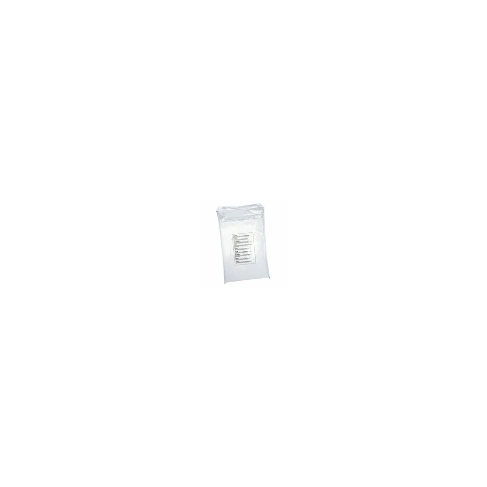 Adhäsionsverschlussbeutel LDPE mit Warntext gelocht 300 x 500mm 40my, 100 Stk.