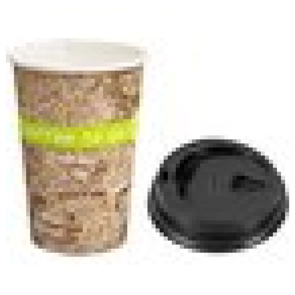 Kaffeebecher Coffee ToGo COFFEE DREAMS mit Deckel schwarz 10oz. 250 ml, 100 Stk. – Bild 4