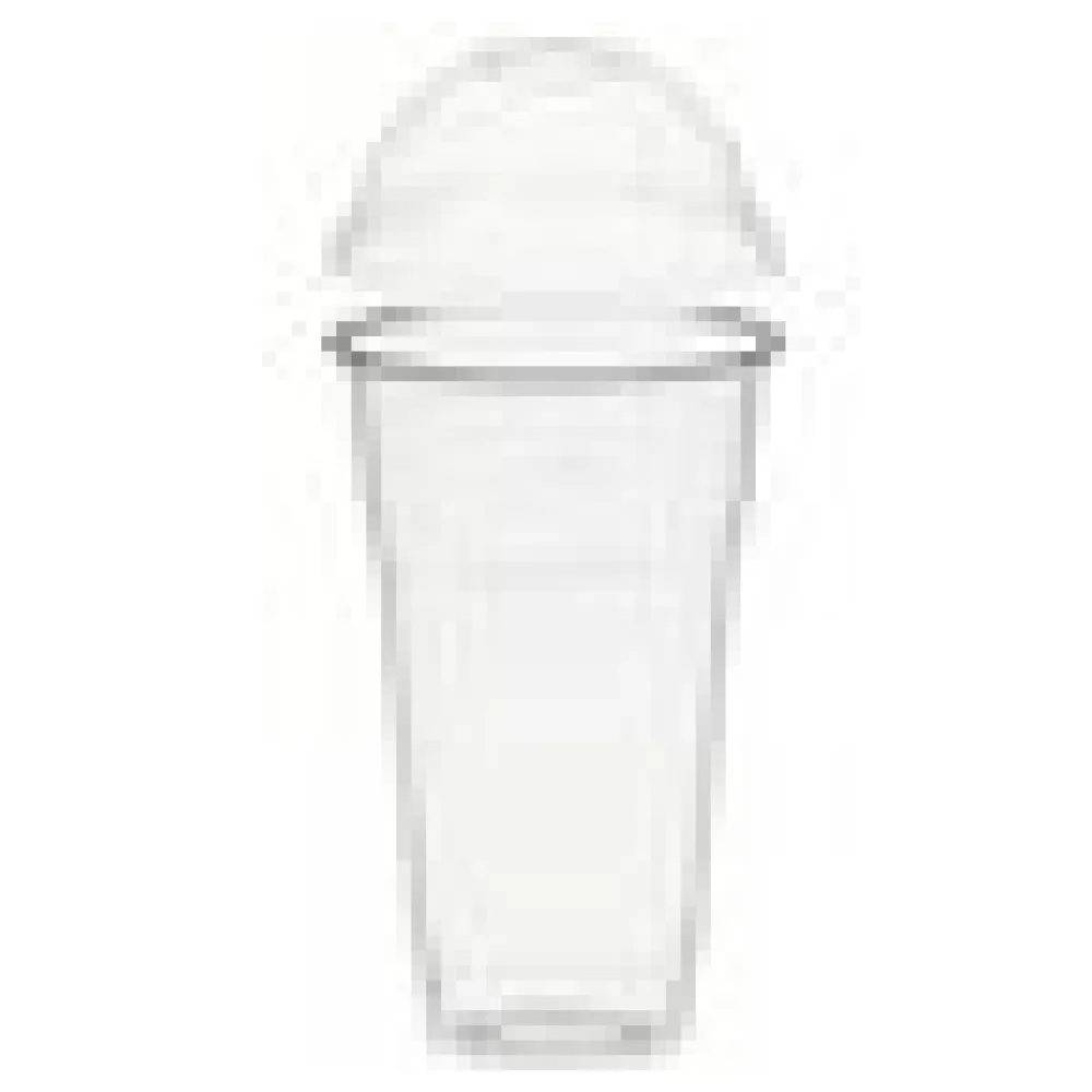 BIO Trinkbecher 500ml + Domdeckel mit Rundloch aus Biokunststoff (PLA) 50 Stk. – Bild 4