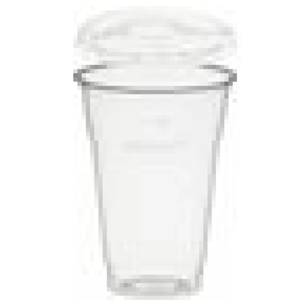 BIO Trinkbecher 400ml + Deckel mit Halmstanzung aus Biokunststoff (PLA) 50 Stk. – Bild 4