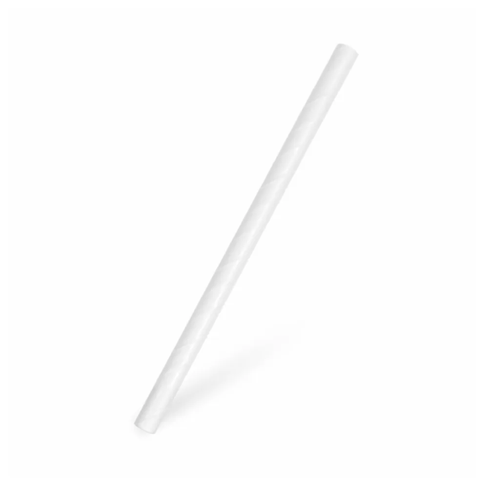 Papiertrinkhalme JUMBO weiß 150 mm O 8 mm, 100 Stk. – Bild 2