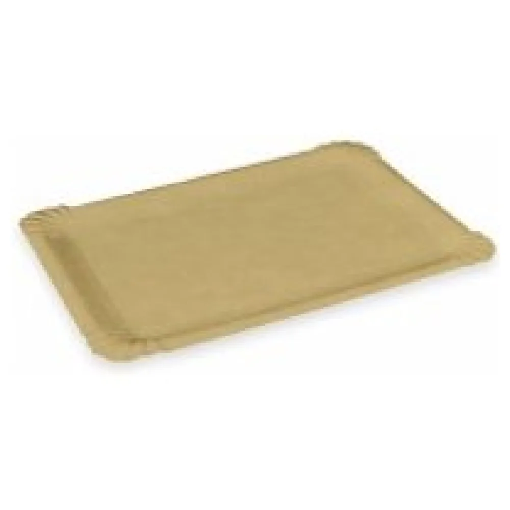 BIONATURE Pappteller FSC Mix 'Kraft' 16 x 10 cm fettdicht braun, 250 Stk. – Bild 3
