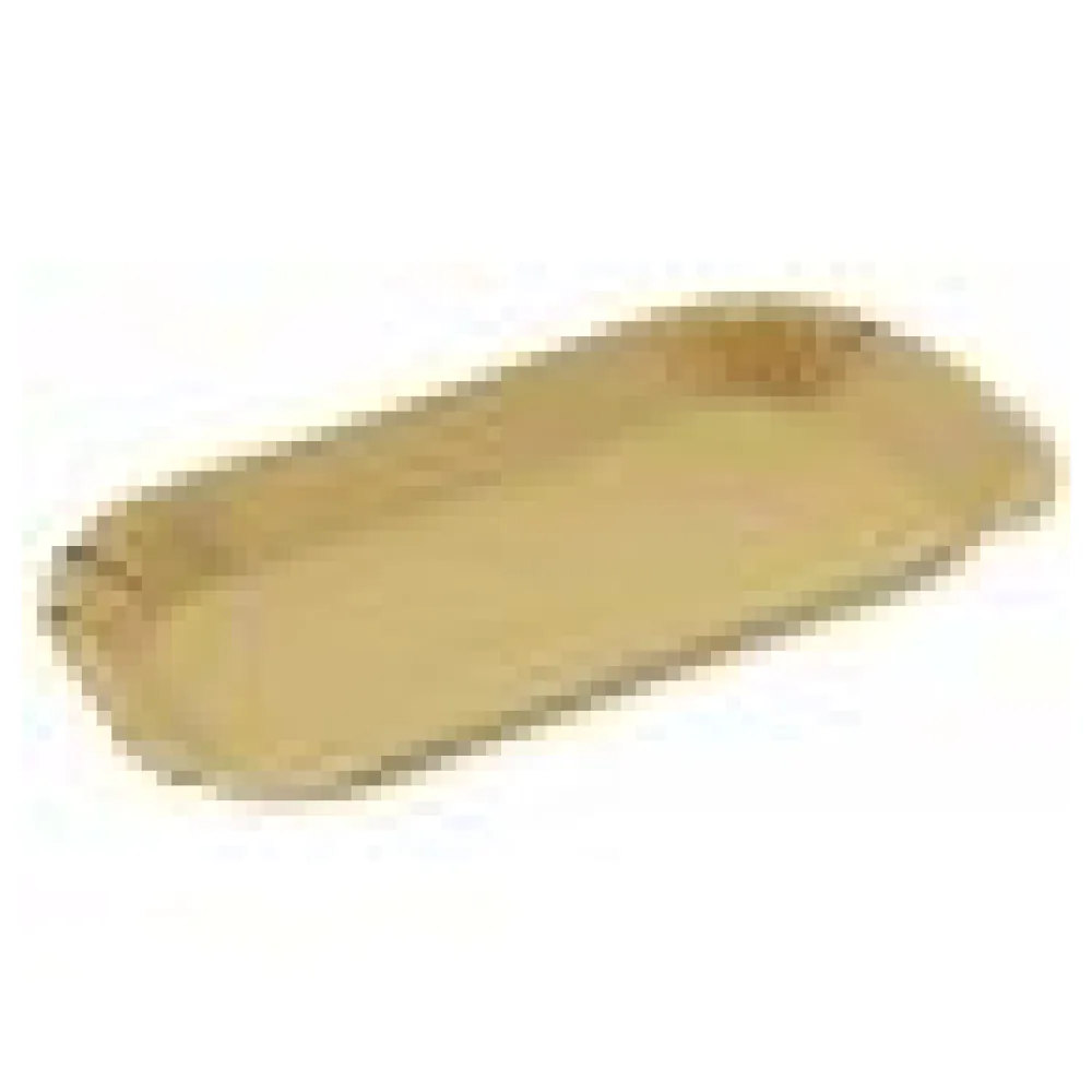 BIONATURE Pappschalen 'Kraft' oval 23 x 15 x 2 cm fettdicht braun, 100 Stk. – Bild 4