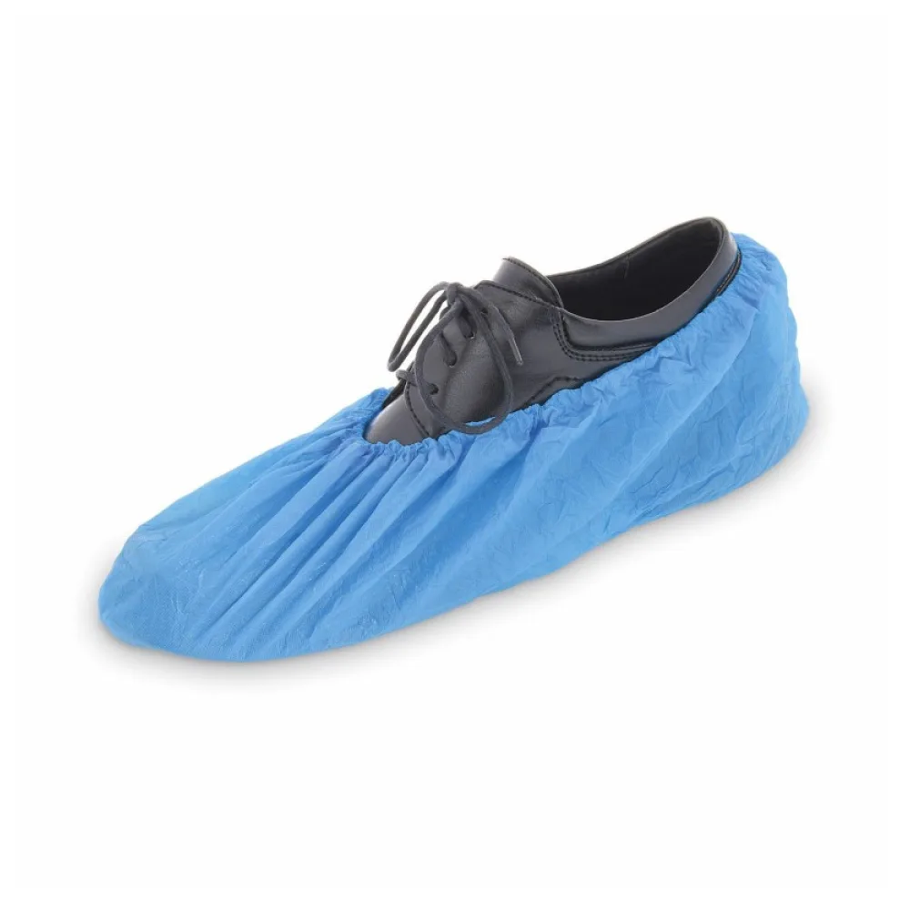 Einwegüberschuhe, CPE, blau, ca. 40x14 cm, 100 Stk. – Bild 2