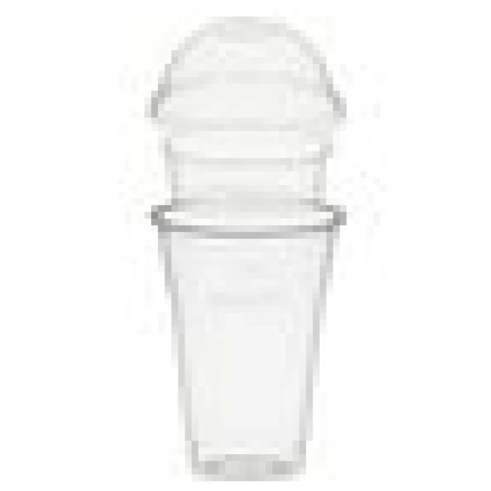 BIO Trinkbecher 400ml + Domdeckel ohne Loch + Einsatzbecher O 96mm (PLA) 50 Stk. – Bild 4