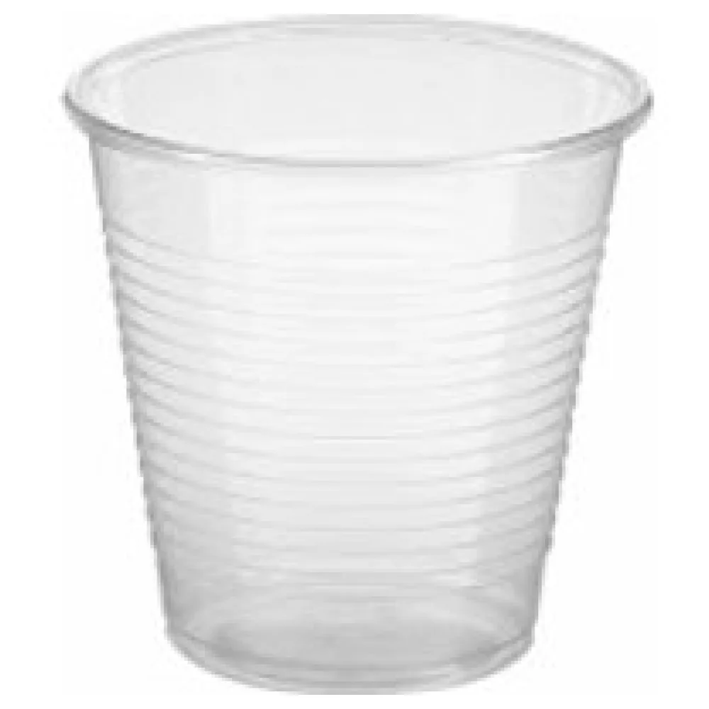 BIO Trinkbecher transparent klar 150 ml PLA, O 70 mm, 100 Stk. – Bild 3