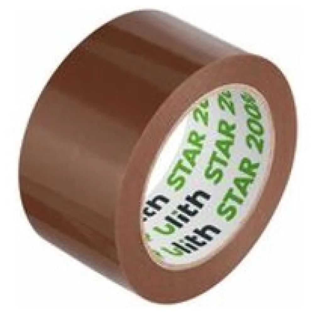 Star 2001 Packband Klebeband 50mmx66m PP extra stark braun – Bild 3