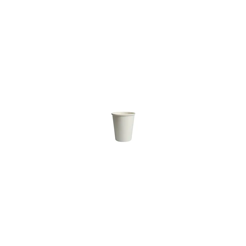 BIO Heißgetränkecher CoffeeToGo weiß 100ml 100% Reycling FSCR, 50 Stk.