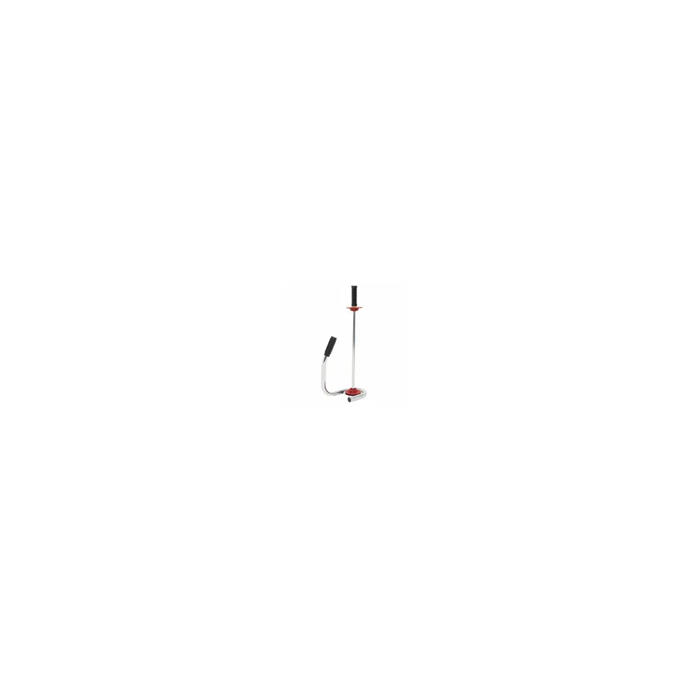 Abroller Abrollgerät DE LUXE chrom für Handstretchfolie Handwickelfolie
