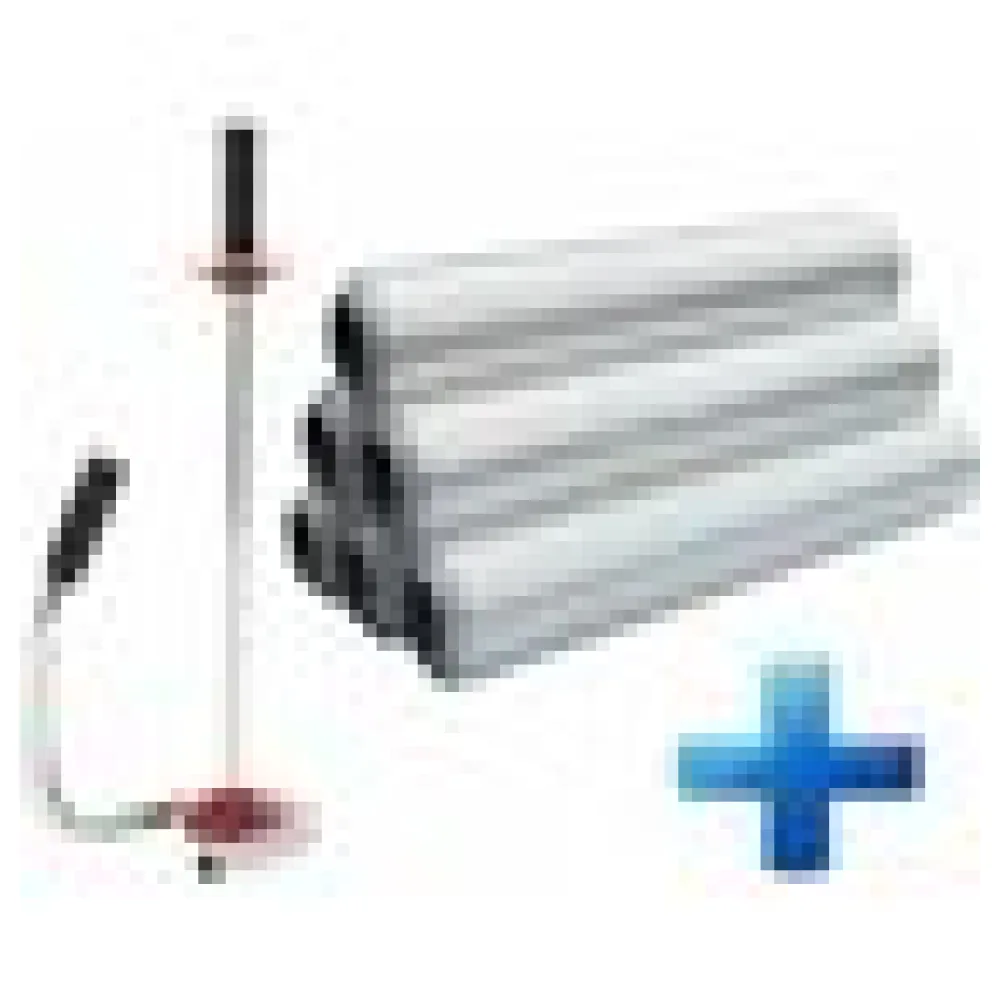 Sparset 6 Rollen Handstretchfolie Handwickelfolie 17my 50cm mit Abroller DE LUXE – Bild 4