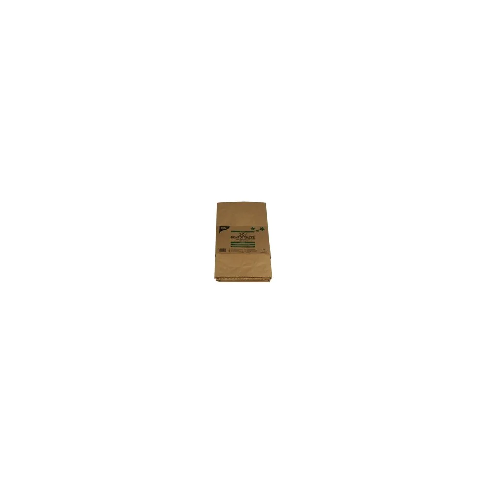 Kompostsäcke 2-lagiges Kraftpapier 240L 115 cm x 80 cm x 30 cm braun, 2 Stk.