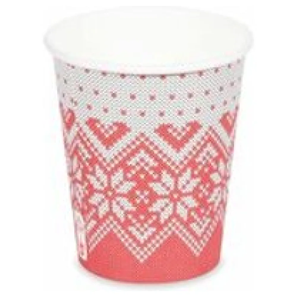 Heißgetränkebecher Pappbecher Motiv Wintersaison 200ml 280ml, O 80mm, 50 Stk. – Bild 3