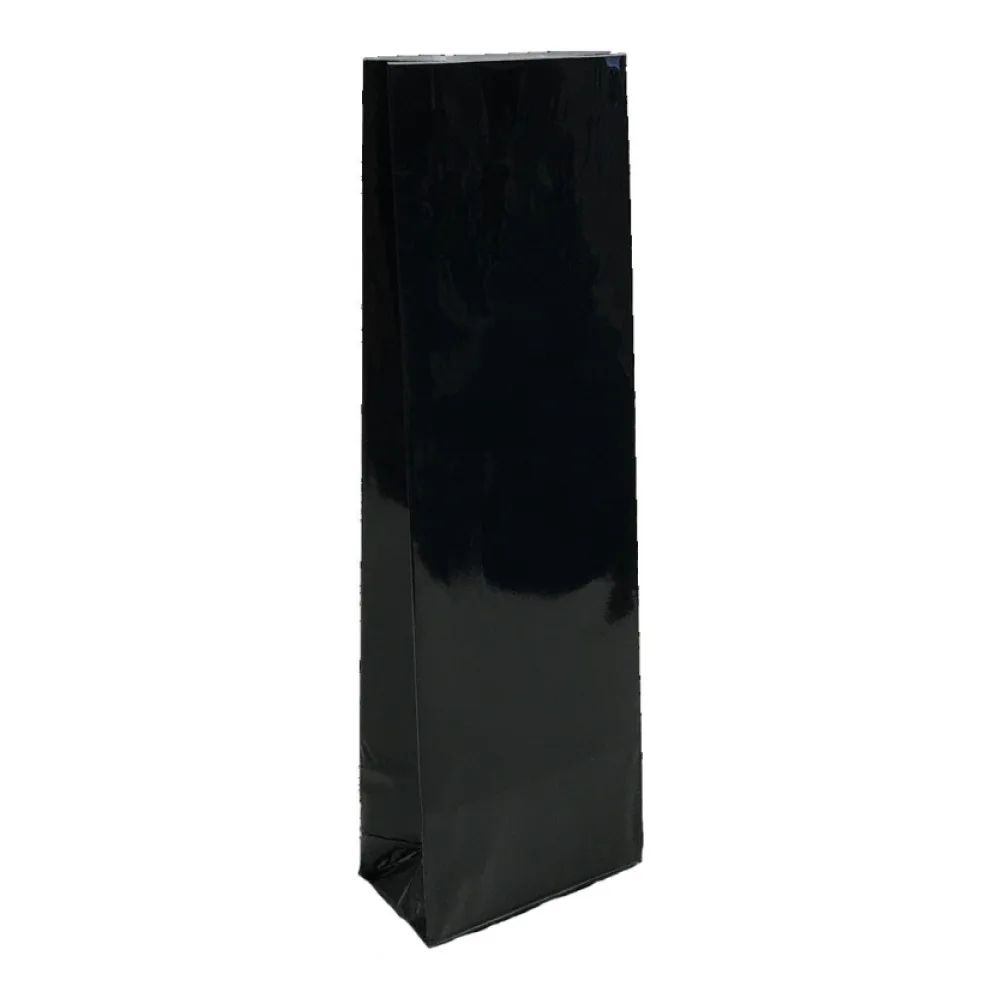 Blockbodenbeutel Schwarz 80 + 50mm x 250mm 3-lagig, 100 Stk. – Bild 2
